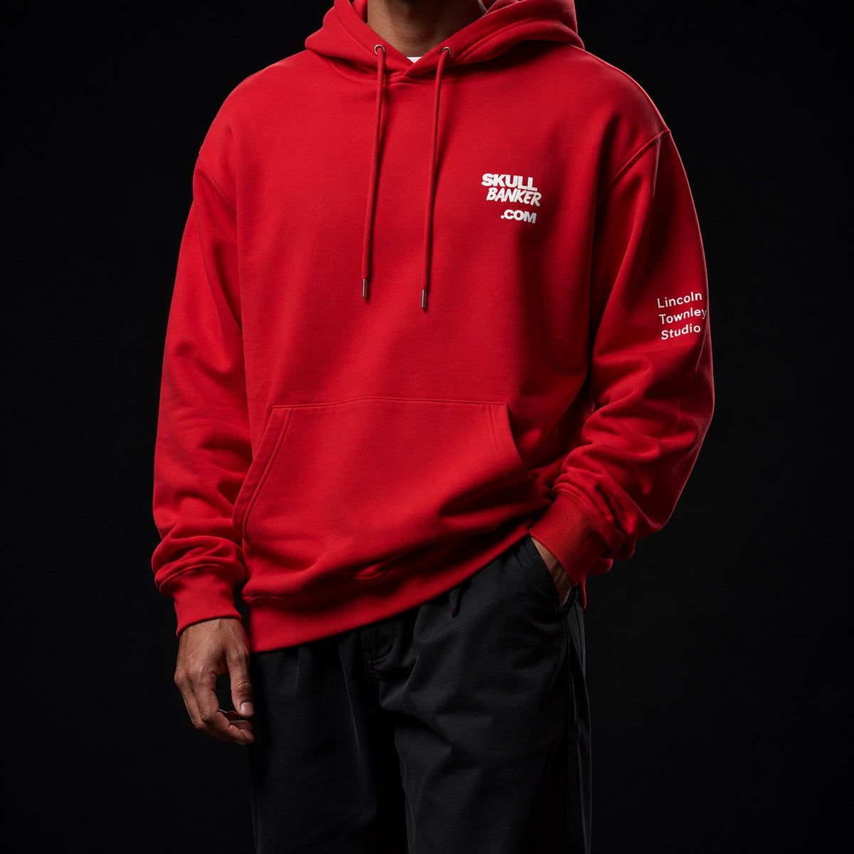 RED SKULL BANKER HOODIE