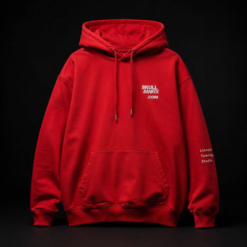 RED SKULL BANKER HOODIE