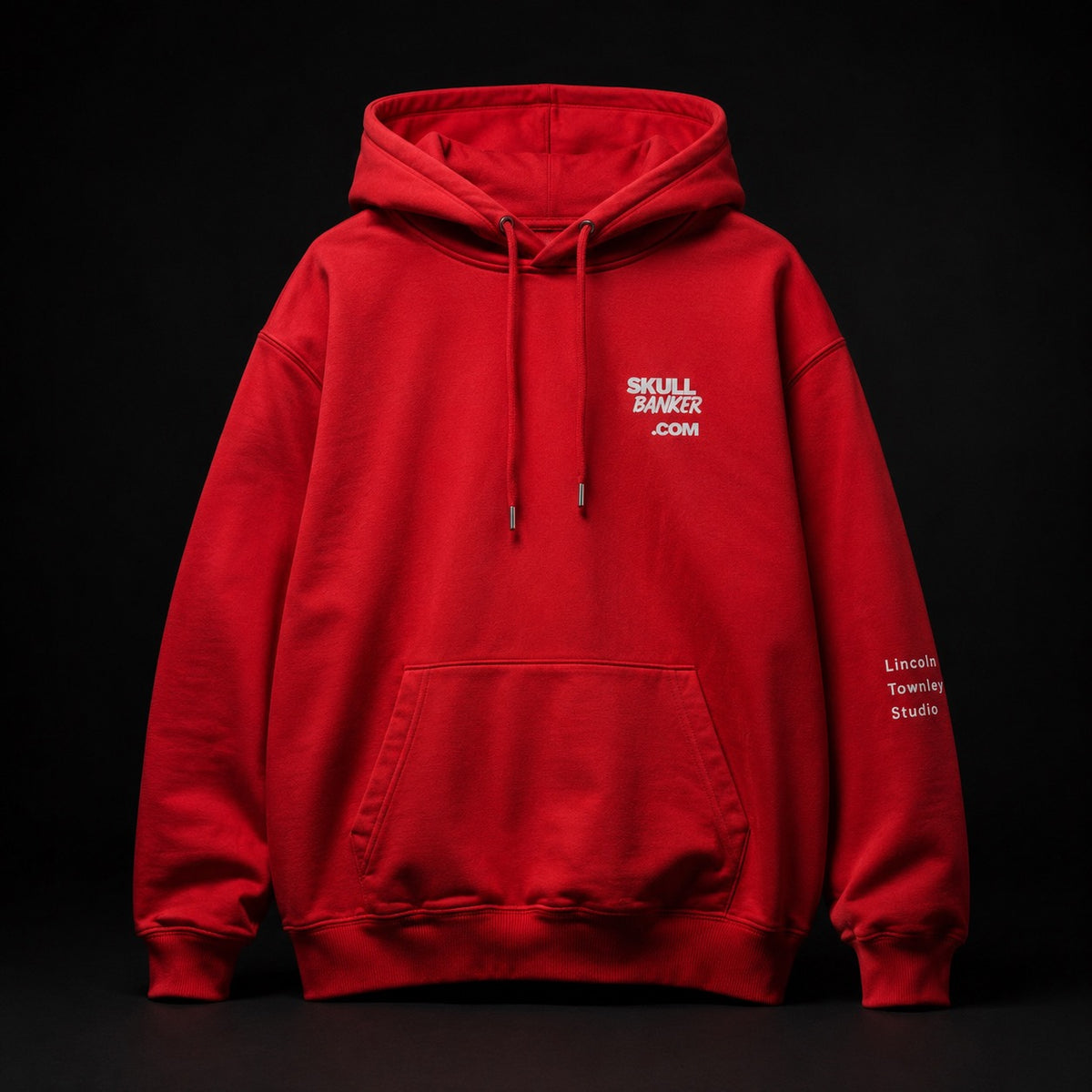 RED SKULL BANKER HOODIE