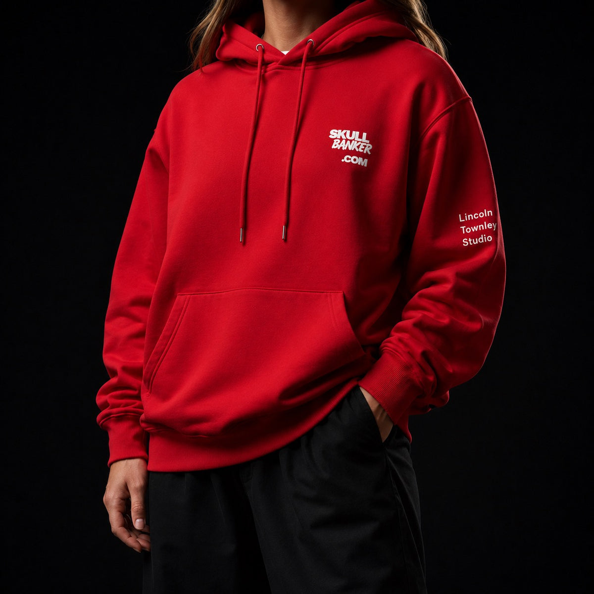 RED SKULL BANKER HOODIE