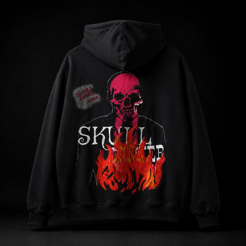 BLACK SKULL BANKER HOODIE