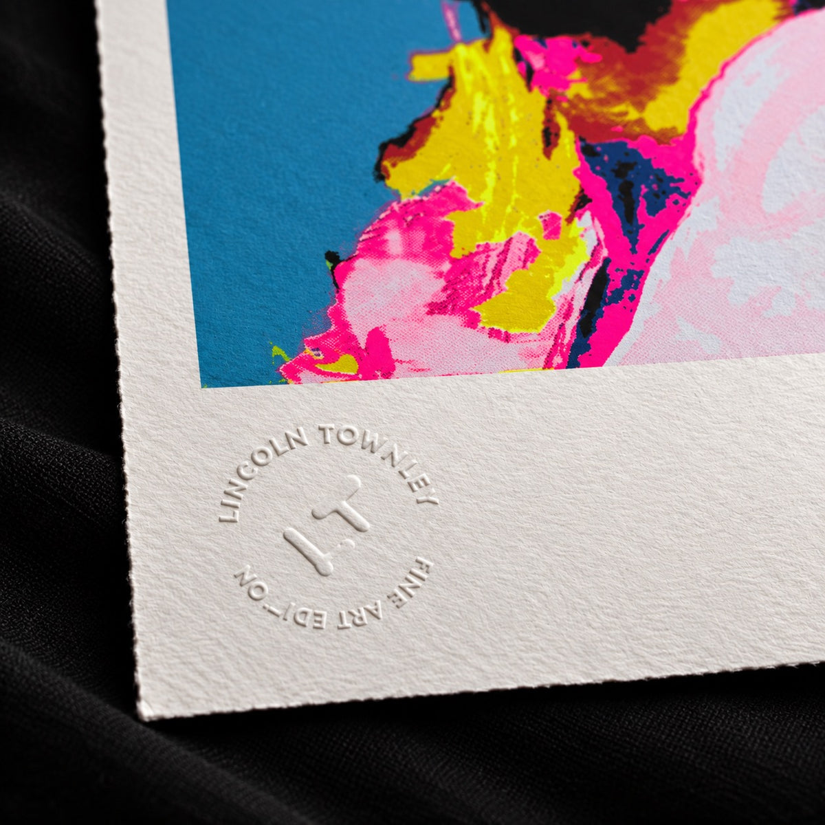 Lincoln Townley Editions blind emboss detail