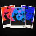 Lincoln Townley Marilyn Monroe ICON Collection triptych screen print set